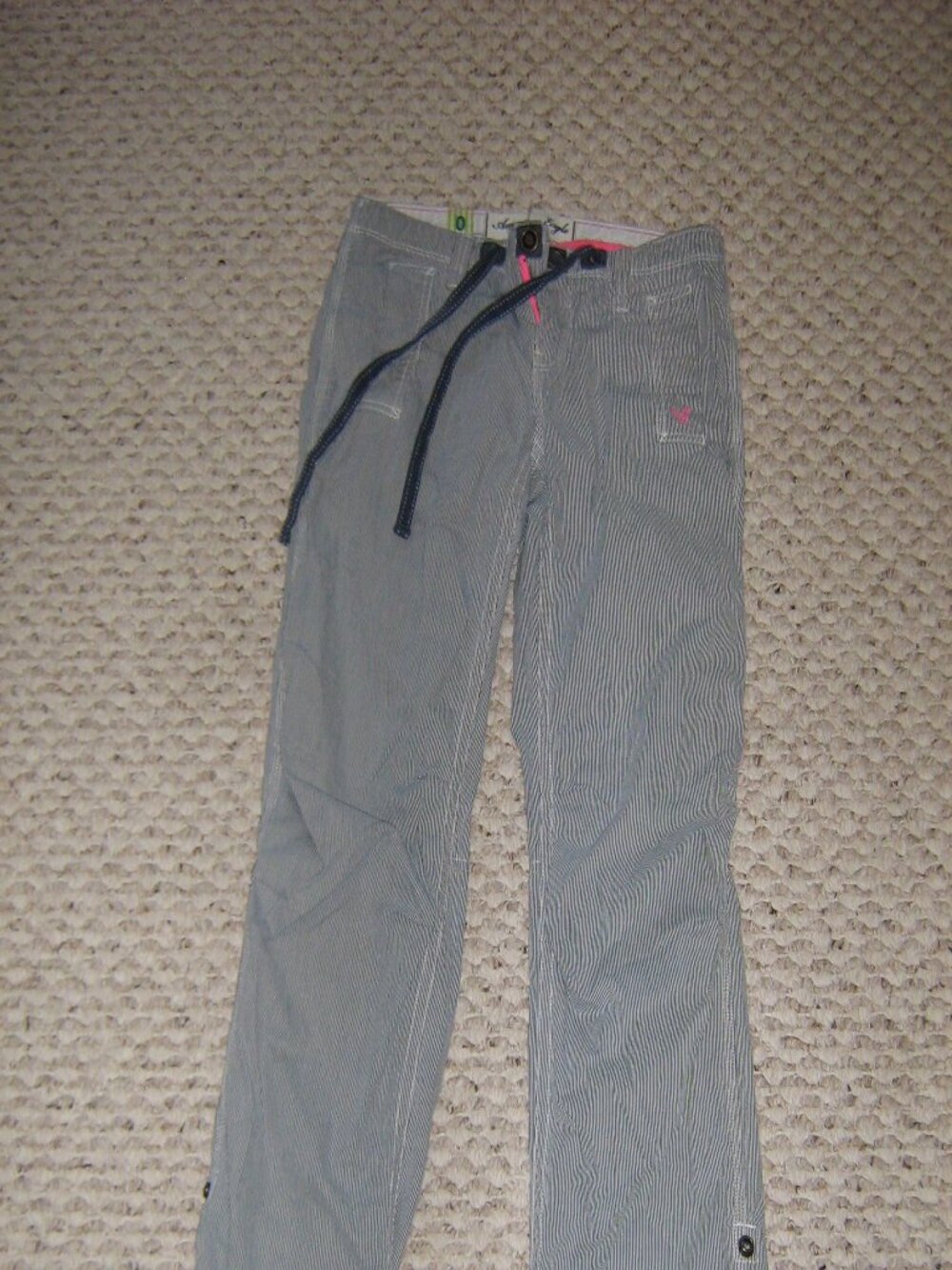 y2k pin stripe american eagle pants